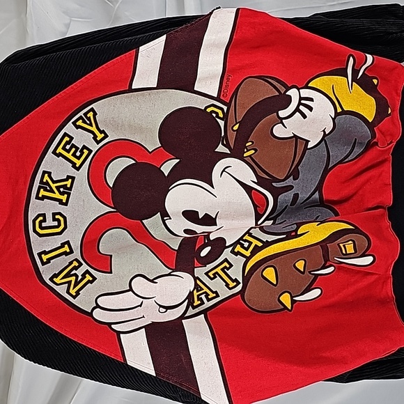 Disney- Vintage Mickey Mouse Football Jacket - Picture 4 of 7